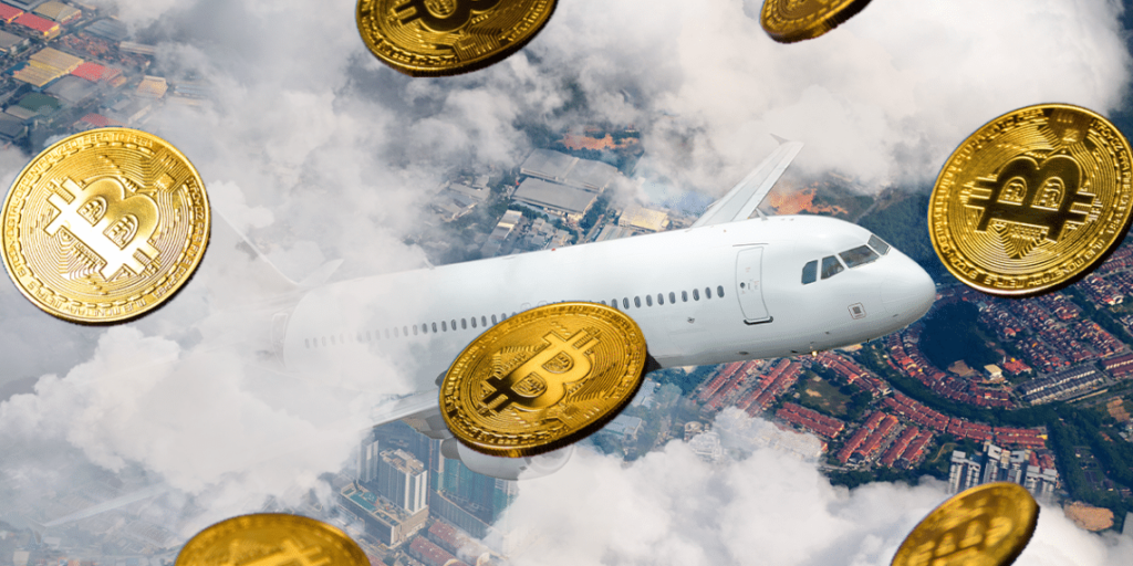 avion bitcoin tikets